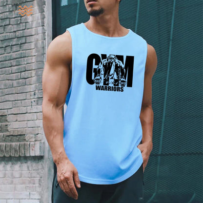 Camiseta sin mangas de malla de verano de secado rápido para gimnasio y fitness para hombre, informal, que absorbe la humedad, para culturismo, para entrenamiento muscular